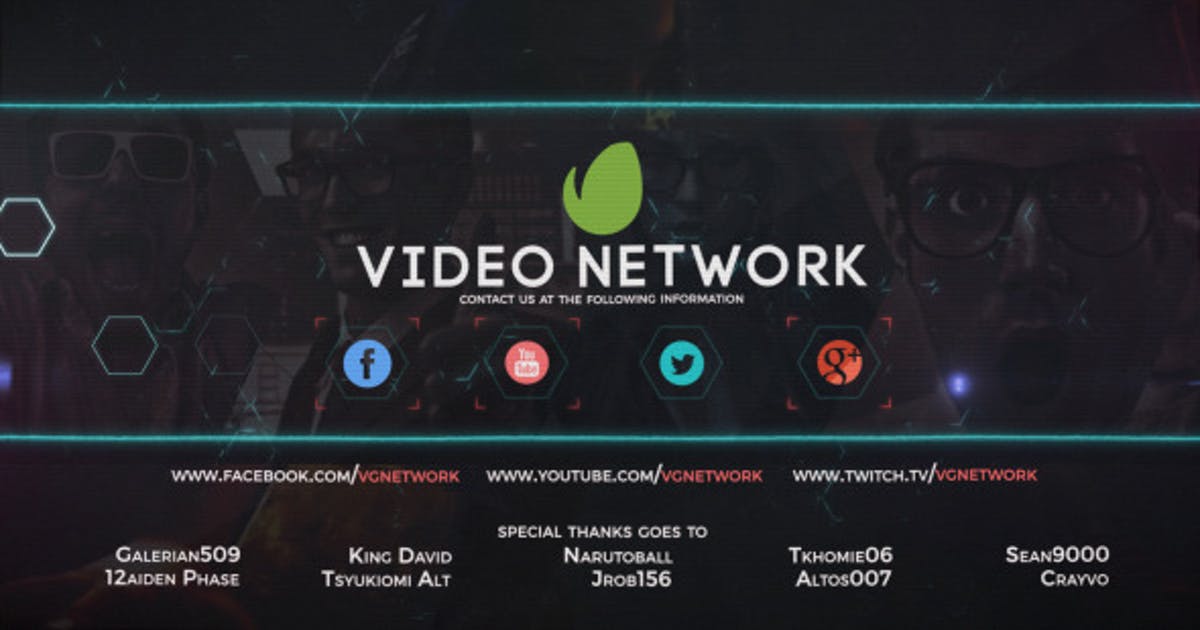 网络游戏直播节目AE视频素材 Video Game Network Broadcast Package