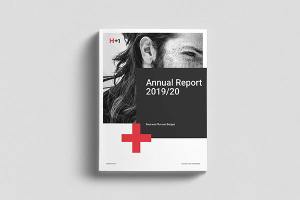 36页专业极简的年度总结杂志模板下载 Annual Reports [indd]