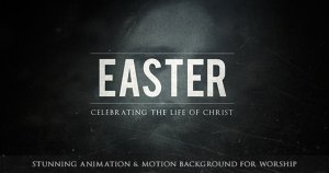 复活节主题历史事件背景视频AE模板 Easter Worship Package