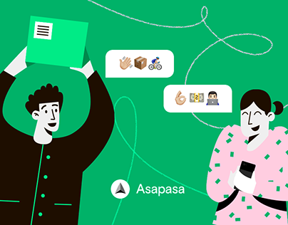 “Asapasa” IOS App Design – Logo – Illustrations.