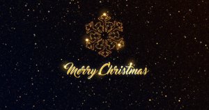 闪闪发光粒子元素圣诞节祝福视频AE模板 Christmas Wishes