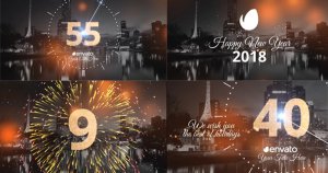 2019年新年跨年晚会倒数视频AE模板 New Year Countdown 2019