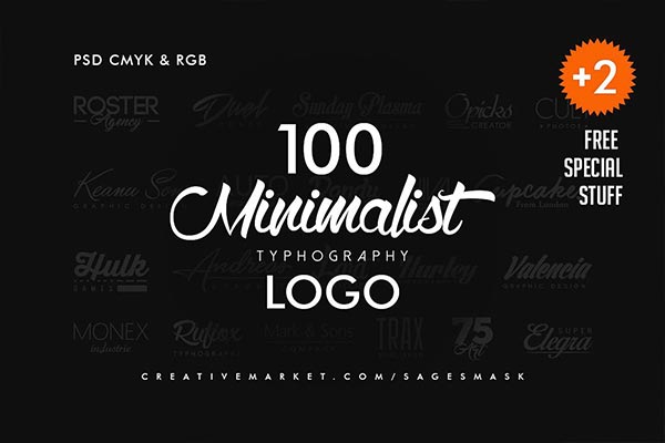 100个高端时尚多用途的logo标志设计模板大集合