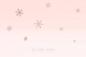 圣诞节金箔雪花素材 XMAS Grunge Snowflakes