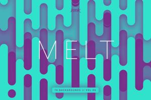 76款抽象圆形背景v6 Melt | Rounded Backgrounds | Vol. 06