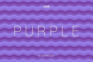 紫色柔和抽象波纹背景 Purple | Soft Abstract Wavy Bgs