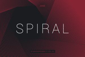 螺旋 | 六角形旋涡背景纹理 第二卷 Spiral | Hexagon Swirl Bgs | Vol. 02
