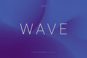 平滑渐变波纹背景v1 Wave | Smooth Backgrounds | Vol. 01