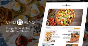 食谱/食物/餐厅网站WordPress美食主题模板 Chilipeno – Recipe & Food WordPress Theme