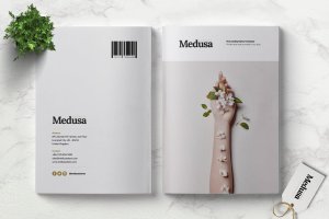 24页时尚产品目录手册版式Lookbook设计模板 MEDUSA – Lookbook Brochure Fashion
