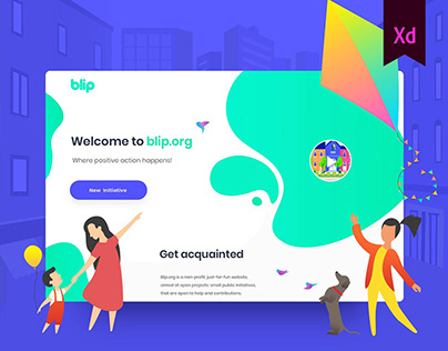 Blip – Community Initiatives Website
