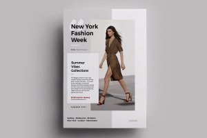 时尚服装品牌广告宣传单模板v1 Fashion Flyer