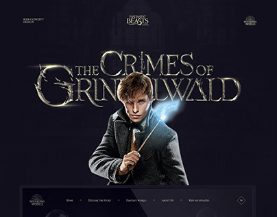 Fantastic Beasts: The Crimes of Grindelwald web concept