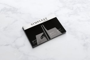 横向尺寸简约室内设计画册设计模板 Simplest Landscape Magazine