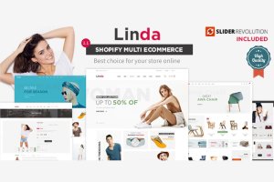 服装销售电子商务网站Shopify主题模板 Linda – Mutilpurpose eCommerce Shopify Theme