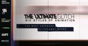 70种信号故障视频字幕标题特效AE模板 The Ultimate Glitch Text Maker + 70 Title Animation Presets  Pack