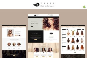 美发沙龙＆理发师网站设计Shopify主题模板 Triss – Salon & Barber Store Shopify Theme