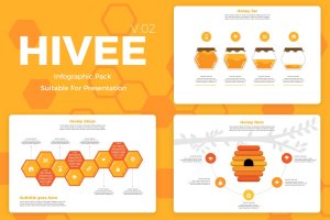 可视化数据统计分析信息图表矢量模板素材V2 Hivee v2 – Infographic