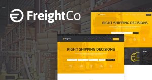 国际物流运输网站WordPress主题模板 FreightCo