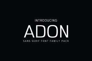 Adon Sans Serif字体家庭包Adon Sans Serif Fonts Family Pack