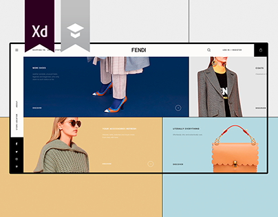 Fendi Redesign Concept (UI/UX)