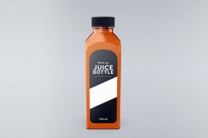 高分辨率果汁瓶样机模板 Juice Bottle Mock-Up Template