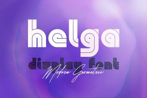 Helga 显示字体 Helga – Display Font