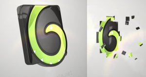 简约3D动画特效Logo演示AE模板 Clean Logo Reveal