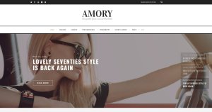 WordPress响应式博客杂志主题下载 Amory Blog – A Responsive WordPress Blog Theme