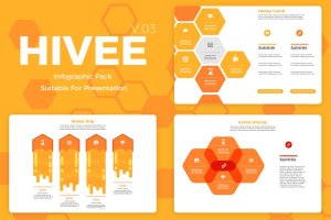 可视化数据统计分析信息图表矢量模板素材V3 Hivee 3 – Infographic