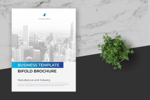 极简风格业务手册设计模板 Clean and Minimal Business Brochure