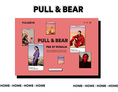 Pull & Bear – Web design