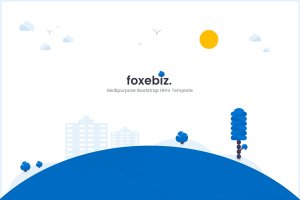 多用途企业官网设计HTML模板 Foxebiz – Multipurpose Html Template