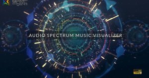 音频频谱音乐可视化工具AE视频模板 Audio Spectrum Music Visualizer