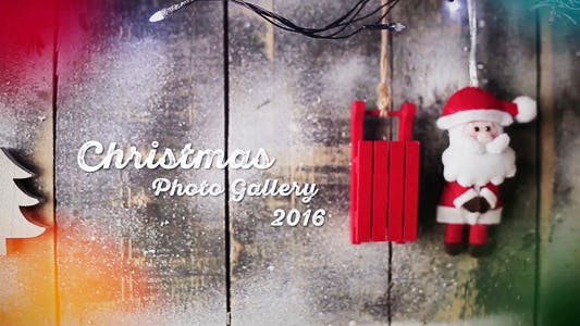 逼真圣诞节场景照片演示AE视频模板 Christmas – Photo Gallery