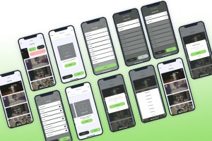 智能家居APP应用UI界面模板 Create Scenes Smarthome Mobile UI – FP