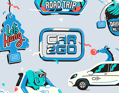 Car2go Giphy Stickers