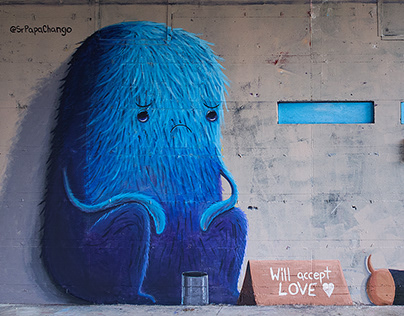 “Will accept LOVE” Mural in Berlin.