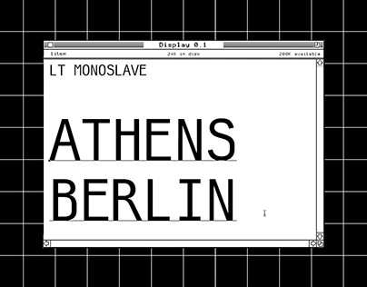 LT Monoslave – Font