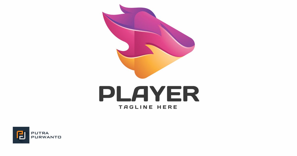 音频&视频播放器Logo设计模板 Player – Logo Template