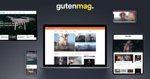 WordPress古腾堡杂志博客主题模板 Gutenmag – Gutenberg WordPress Theme