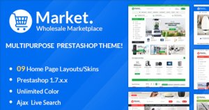 响应式多用途网上商城Prestashop网站系统主题模板 Themes Market Responsive Prestashop 1.7