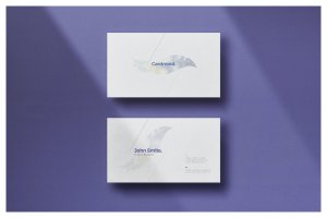 极简企业名片模板素材v2 Feather Business Card – Vol.2