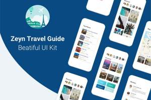 多功能旅行主题APP UI KIT套装Sketch模板app设计下载