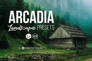 风景摄影作品后期效果处理LR预设 Arcadia Landscape Presets for Lightroom & ACR
