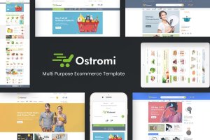 综合电商平台网站Opencart主题模板下载 Ostromi – OpenCart Theme
