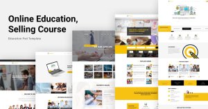 在线教育/网络课程网站设计PSD模板 Caelum – Online Education, Course PSD Template