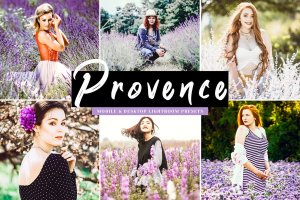 花卉摄影作品后期加工LR照片饱和度调整预设 Provence Mobile & Desktop Lightroom Presets