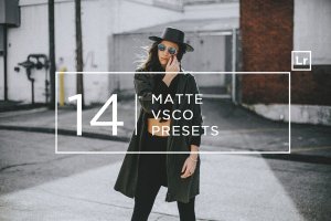 14+VSCO复古怀旧色调滤镜LR预设 14 Matte + VSCO Lightroom Presets