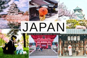 日本旅行照片必备调色滤镜Lightroom预设 Japan Mobile & Desktop Lightroom Presets